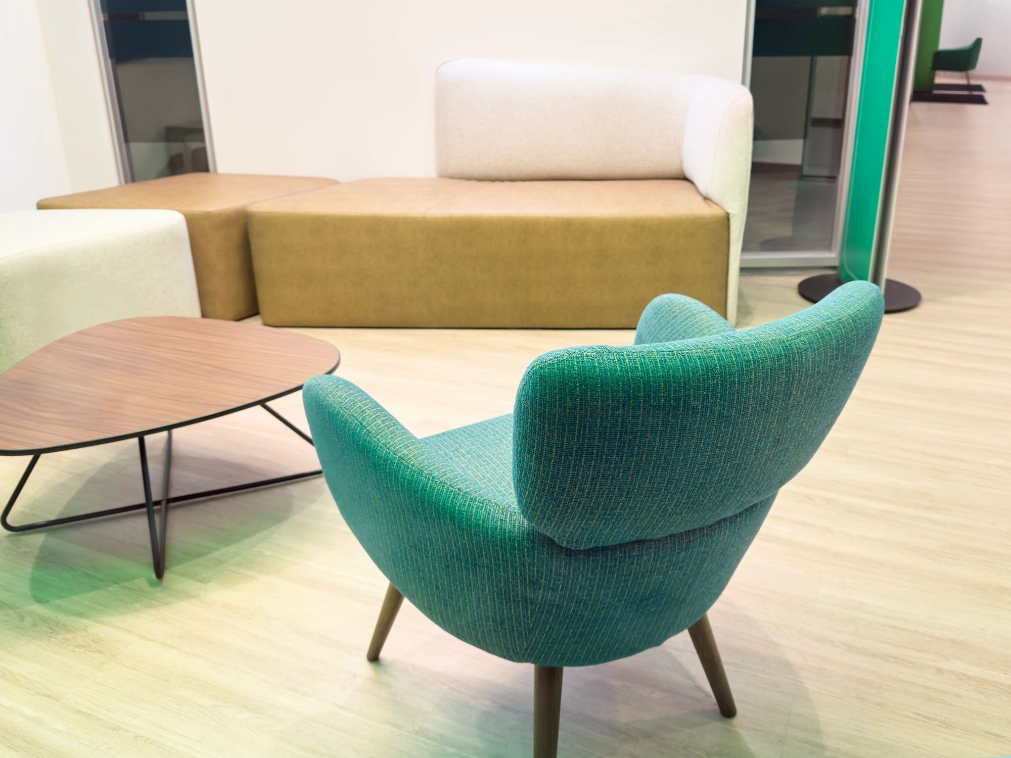 Modern reception and waiting area interior