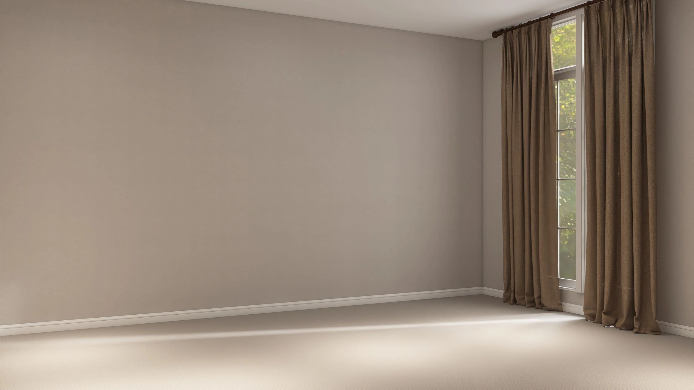 Minimal interior with smooth microcement-inspired finish